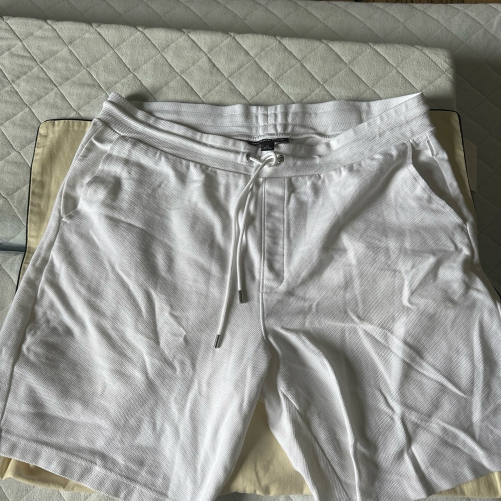 Michael Kors Classic White Athletic Shorts